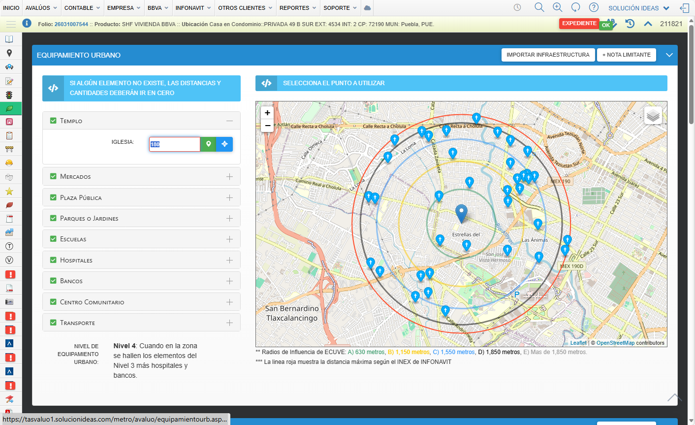 Equipamiento Urbano INEGI